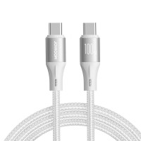  USB kabelis Joyroom SA25-CC5 USB-C to USB-C 100W 1.2m white 